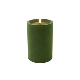 LED Stompkaars Velvet Lyon M Licht Groen - Ø10x15 cm