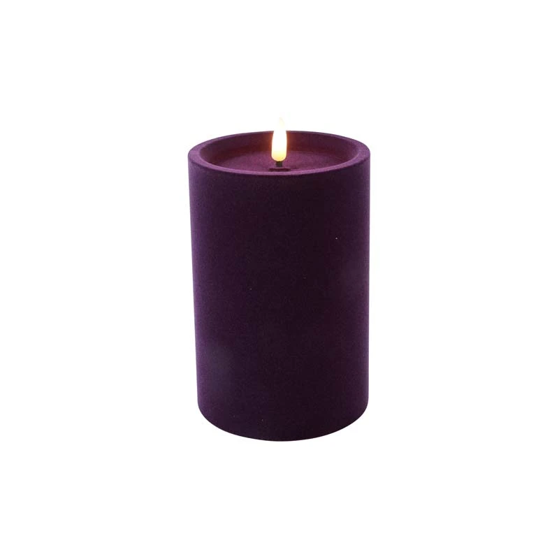 LED Stompkaars Velvet Lyon M Paars - Ø10x15 cm