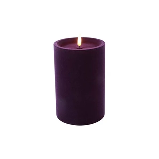 LED Stompkaars Velvet Lyon M Paars - Ø10x15 cm