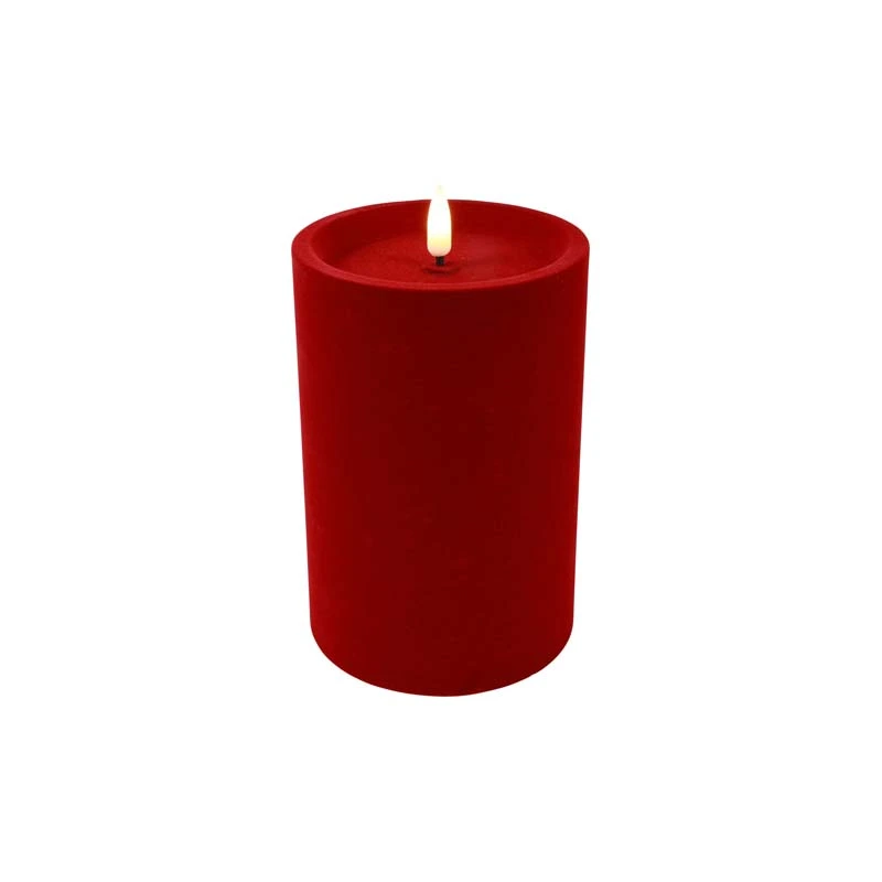 LED Stompkaars Velvet Lyon M Rood - Ø10x15 cm