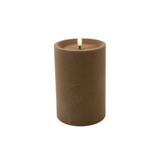 LED Stompkaars Velvet Lyon M Taupe - Ø10x15 cm