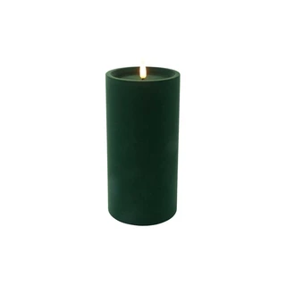 LED Stompkaars Velvet Lyon L Donker Groen - Ø10x20 cm