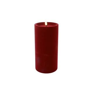 LED Stompkaars Velvet Lyon L Donker Rood - Ø10x20 cm