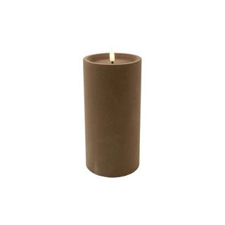 LED Stompkaars Velvet Lyon L Taupe - Ø10x20 cm