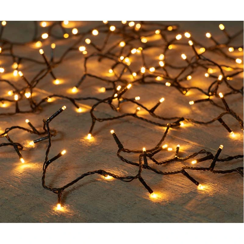 LED Rice Lights Zwart 8 m - Klassiek Warm