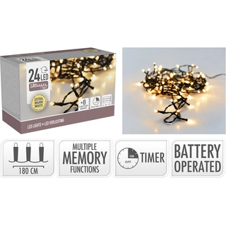 LED Kerstverlichting Warm Wit - 180 cm