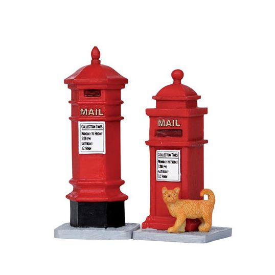 Lemax 2 Vicorian mailboxes