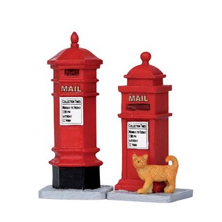 Lemax 2 Victorian mailboxes