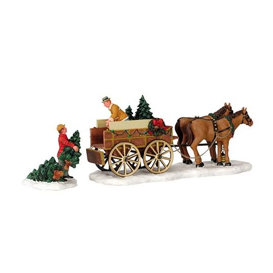 Lemax Christmas Tree Wagon