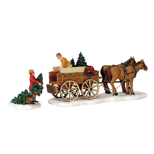 Lemax Christmas Tree Wagon