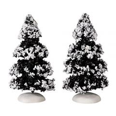 Lemax Evergreen Tree Small - set of 2