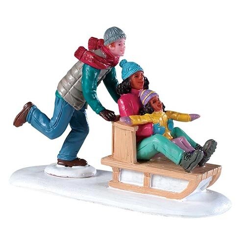 Lemax Family Snow Day