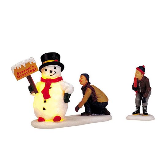 Lemax Frosty's friendly greeting - set of 2