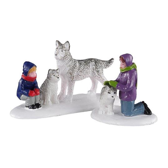 Lemax Future Sled Dogs - 2 st.