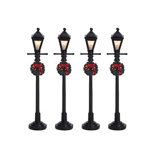 Lemax Gas Lantern Street Lamp - 4 st.