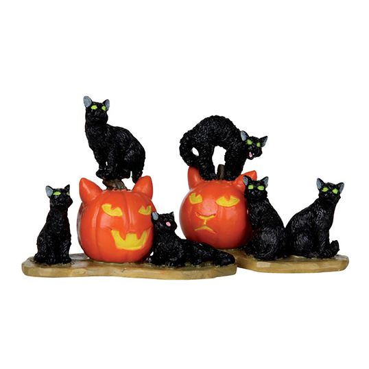 Lemax Halloween Cats - 2 st.