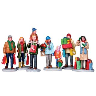 Lemax Holiday Shoppers - set of 6