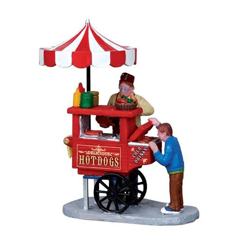 Lemax Hot Dog cart