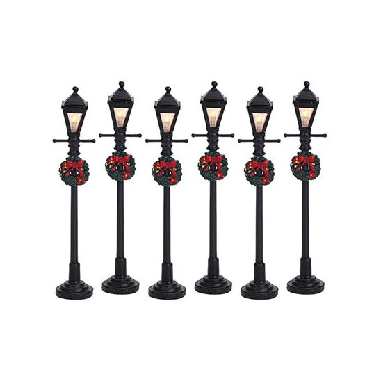 Lemax Lantern Street Lamp - set of 6