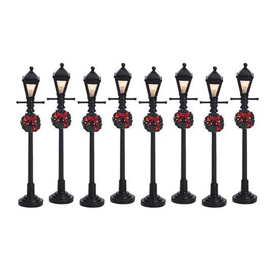 Lemax Lantern Street Lamp - set of 8