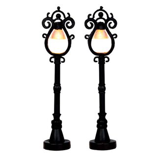 Lemax Parisian Street Lamp - set of 2