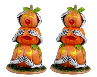 Lemax Pumpkin Snowmen 2 st.