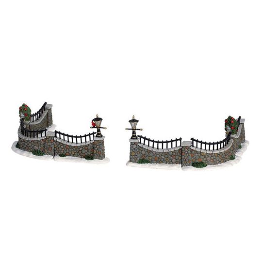 Lemax Stone Wall - set of 6