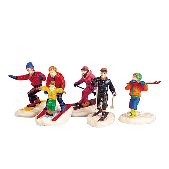 Lemax Winter Fun Figurines - set of 5