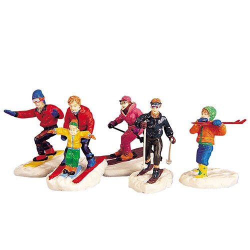 Lemax Winter Fun Figurines - set of 5