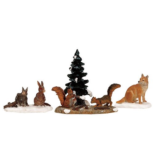 Lemax Woodland animals - set of 4