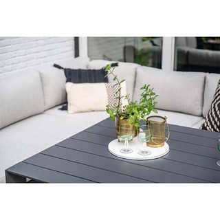 Garden Impressions Levanto Tuintafel Carbon Black - 115,5x115,5 cm - afbeelding 4