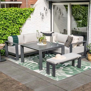 Garden Impressions Levanto Tuintafel Carbon Black - 115,5x115,5 cm - afbeelding 5