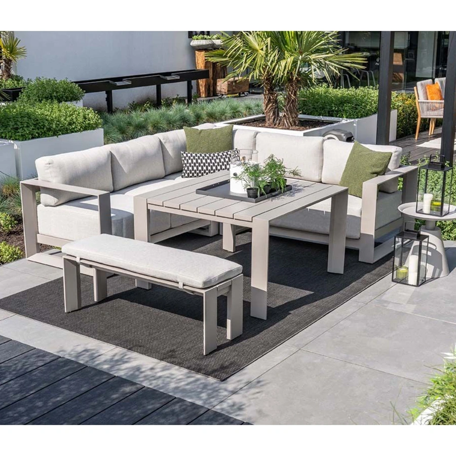 Garden Impressions Levanto Tuintafel Taupe - 115,5x115,5 cm - afbeelding 5