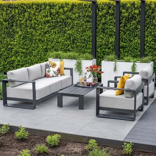 Garden Impressions Levanto Salontafel Carbon Black - 140 cm - afbeelding 4