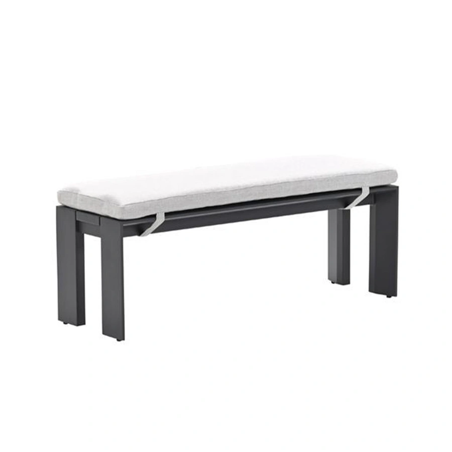 Garden Impressions Levanto Dining Tuinbank - Carbon Black - afbeelding 1