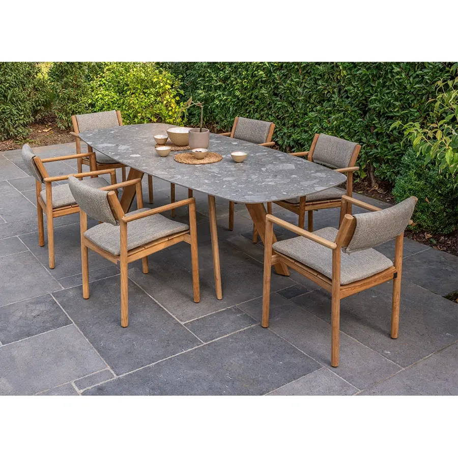 4 Seasons Outdoor Levi Dining Tuinstoel Teak - afbeelding 5