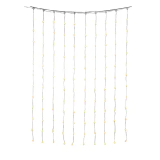 LED Lichtgordijn Sterren - 135x180 cm - afbeelding 1