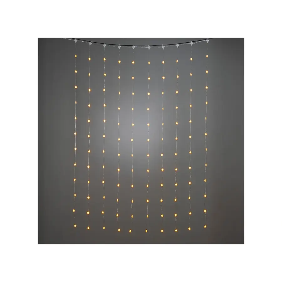 LED Lichtgordijn Sterren - 135x180 cm - afbeelding 2