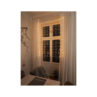 LED Lichtgordijn Sterren - 135x180 cm - afbeelding 4
