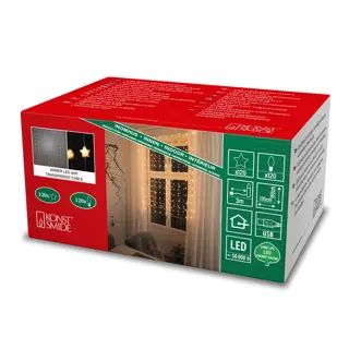LED Lichtgordijn Sterren - 135x180 cm - afbeelding 5