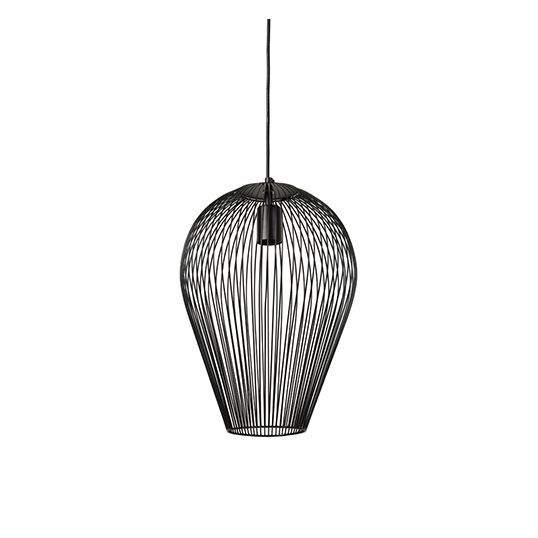Light & Living Hanglamp Abby Ø31x40 - Zwart