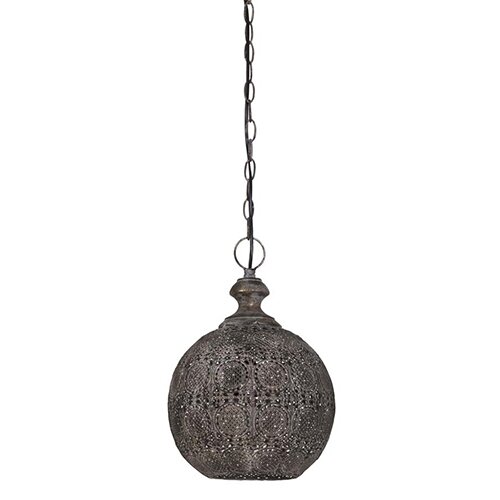 Light & Living Hanglamp Ananya Ø26,5x31 - Bruin-Goud