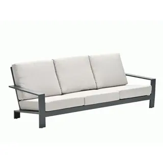 Garden Impressions Lincoln 3-zits Bank - Black | De Boet