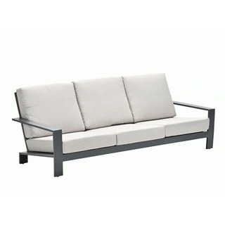 Garden Impressions Lincoln 3-zits Loungebank - Carbon Black - afbeelding 1