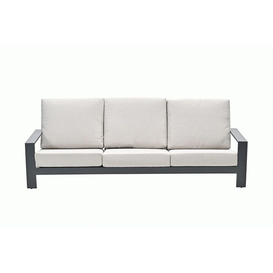 Garden Impressions Lincoln 3-zits Loungebank - Carbon Black - afbeelding 2