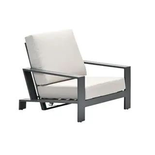 Garden Impressions Lincoln Verstelbare Fauteuil - Carbon Black