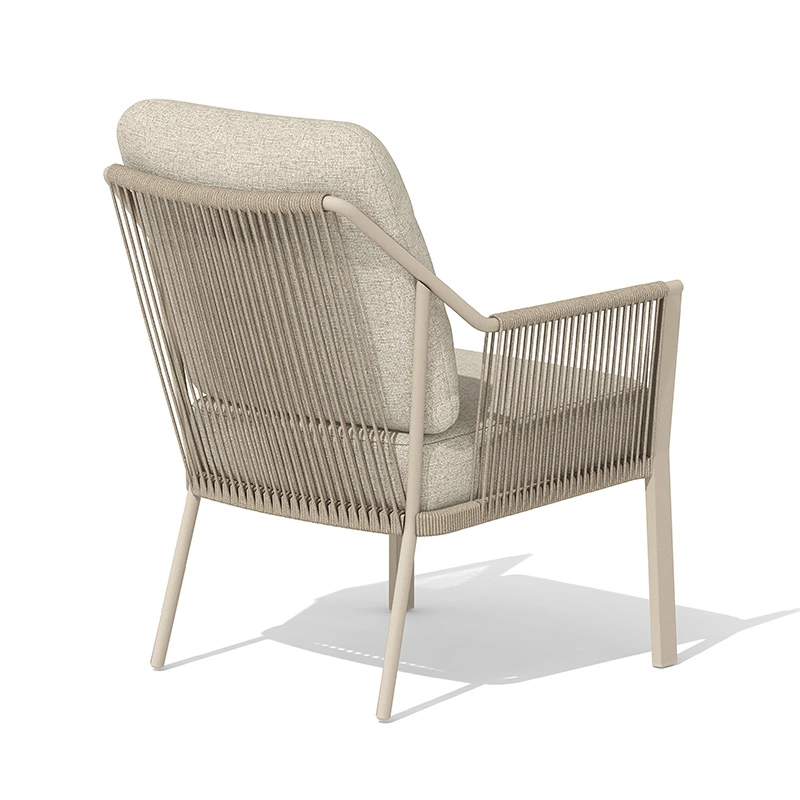 Tierra Outdoor Liv Low Diningstoel - Champagne - afbeelding 2