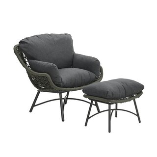Garden Impressions Logan fauteuil met voetenbank MG - afbeelding 1
