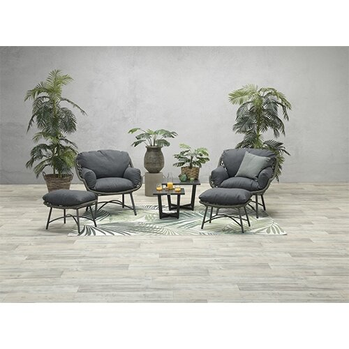 Garden Impressions Logan fauteuil met voetenbank MG - afbeelding 3