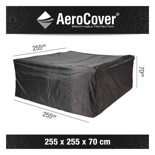 AeroCover Loungeset beschermhoes 255x255x70 - Antraciet - afbeelding 2